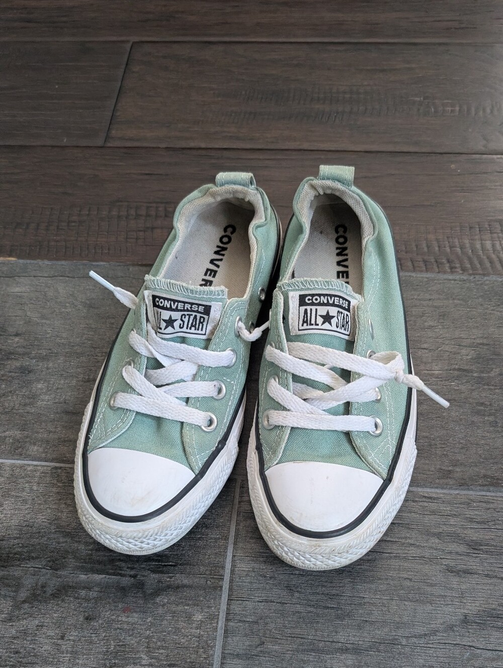 Converse Kids Low Top Sneakers in Mint